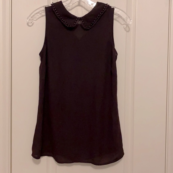 Reitmans Peter Pan beads collar tank top in xs - Picture 1 of 4